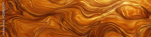 Golden Silk Satin Texture – Flowing Soft Fabric with Elegant Waves"