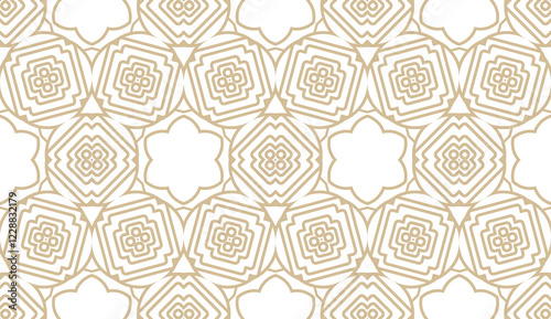 Seamless geometric modern pattern. Vector abstract classical background