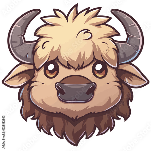 Head of bull. Mascot