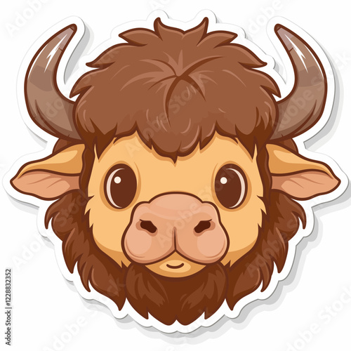Head of bull. Mascot