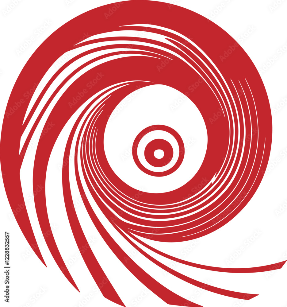 Hypnosis spiral swirling comic background vector on white background. Hypnosis spiral swirling comic background vector on white background.