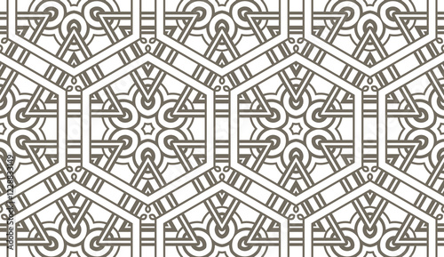 Mesh seamless geometric pattern. Vector abstracttexture with curved lines, delicate mesh, net, grid, lace.