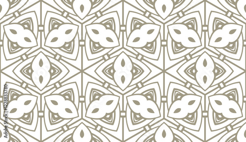 seamless geometric pattern. modern ornament. vector illustration. design for fashion, interior, background