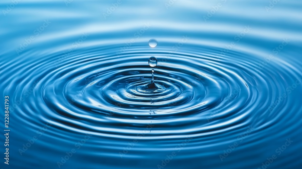 Background of rippled pattern of clean water in a blue Background of rippled pattern of clean water in a blue