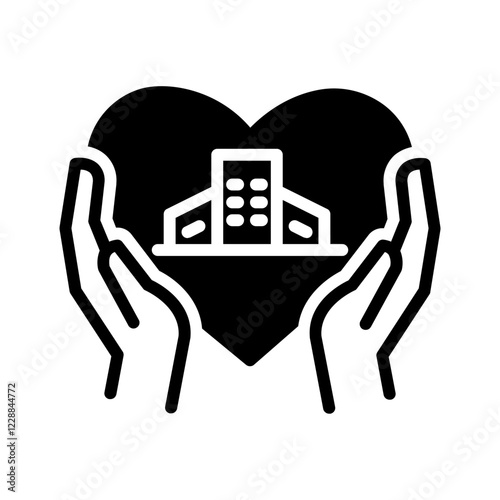Vector black icon for Stewardship