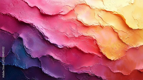 Vibrant Multicolor Abstract Background | Gold, Red, Coral, Orange, Yellow to Blue Gradient Texture