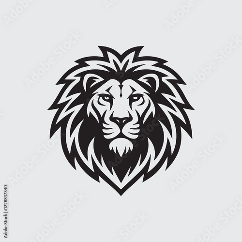 Wallpaper Mural Fierce Lion Head Logo for Branding and Mascots
 Torontodigital.ca
