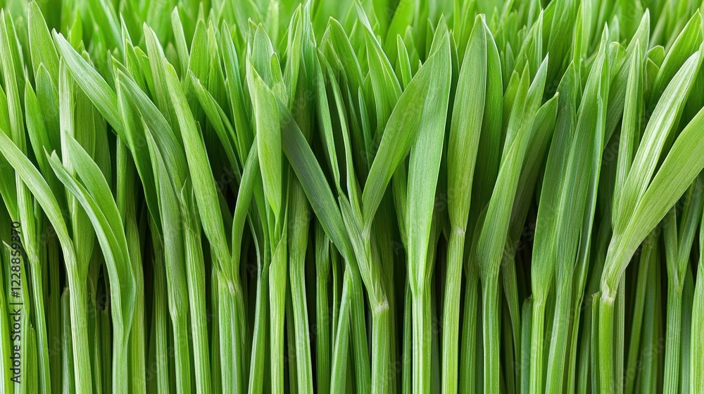 Flat view of freshly grown green grass, detailed textures, and sharp contrasts, ideal for eco-friendly themes. Flat view of freshly grown green grass, detailed textures, and sharp contrasts, ideal for eco-friendly themes.