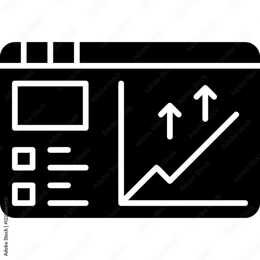 Web Page Statistics icon single vector illustration Web Page Statistics icon single vector illustration