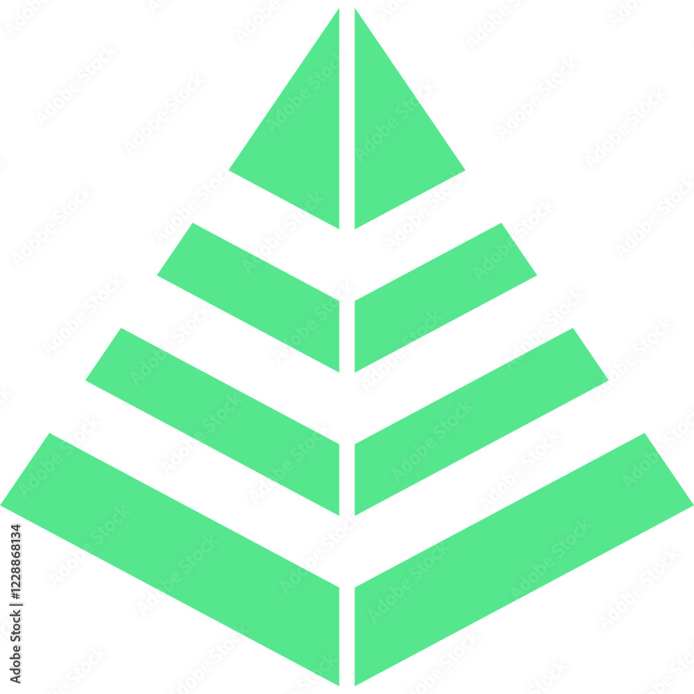 Draw Hierarchy icon single vector illustration Draw Hierarchy icon single vector illustration
