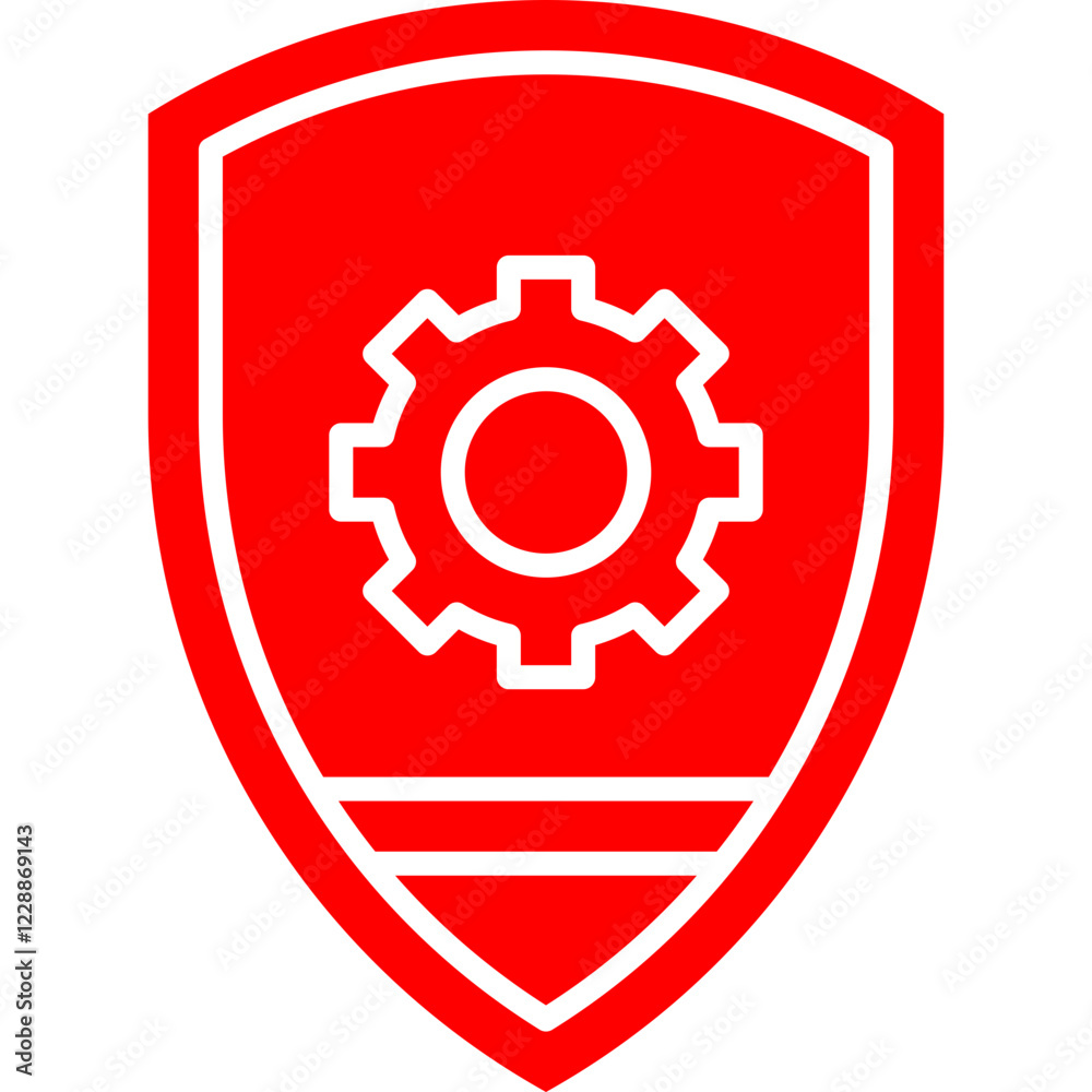 Security Settings icon single vector illustration Security Settings icon single vector illustration