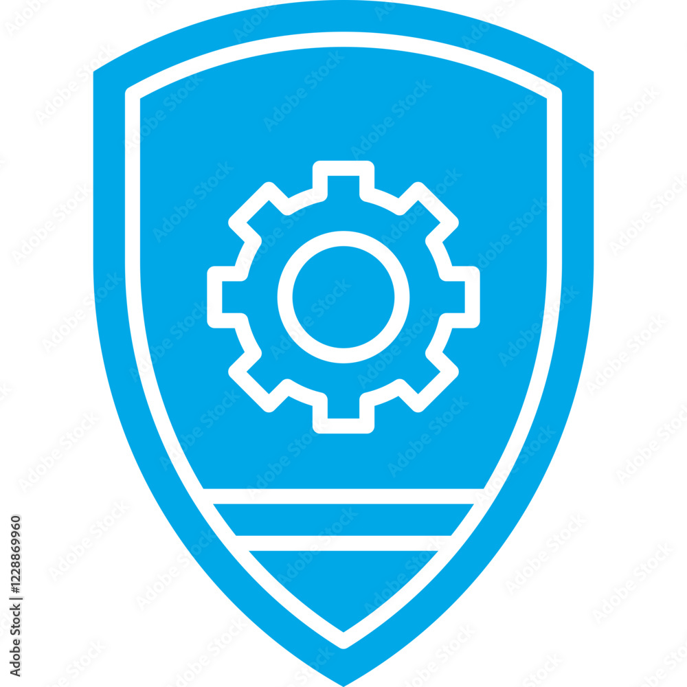Security Settings icon single vector illustration Security Settings icon single vector illustration