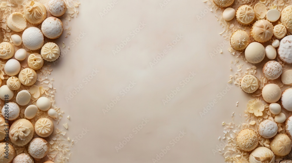 Obraz premium shell, sea, beach, seashell, frame, food, nature, sand, summer, shells, ocean, brown, isolated, border, seashells, marine, travel, decoration, closeup, texture, mollusk, shellfish, nuts, animal, holid