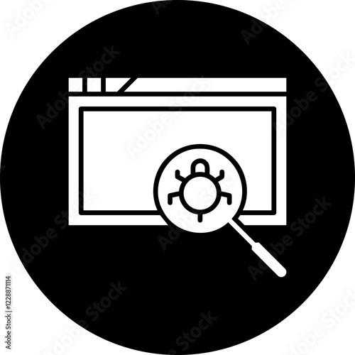 Insecure Code icon single vector illustration