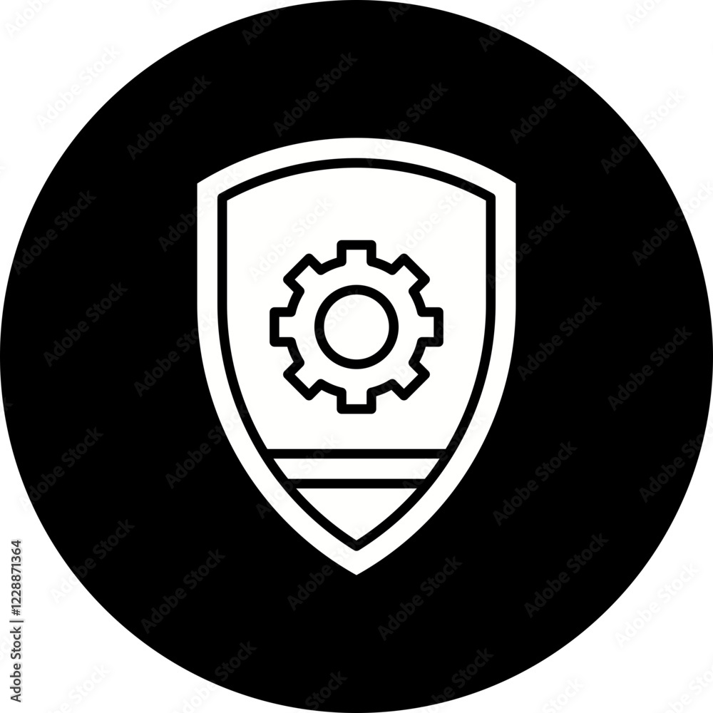 Security Settings icon single vector illustration Security Settings icon single vector illustration