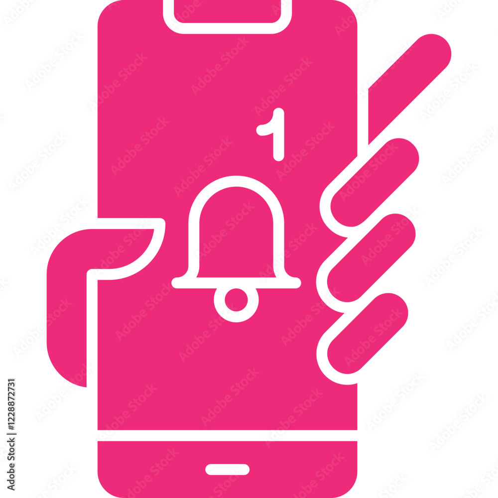 Holding Smartphone icon single vector illustration Holding Smartphone icon single vector illustration