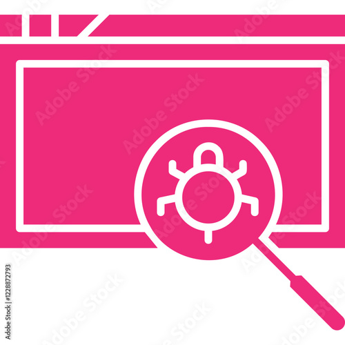 Insecure Code icon single vector illustration