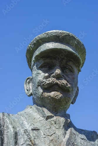 Monument, Ferdinand von Zeppelin, Graf-Zeppelin-Haus, Friedrichshafen, Baden-Württemberg, Germany, Europe photo