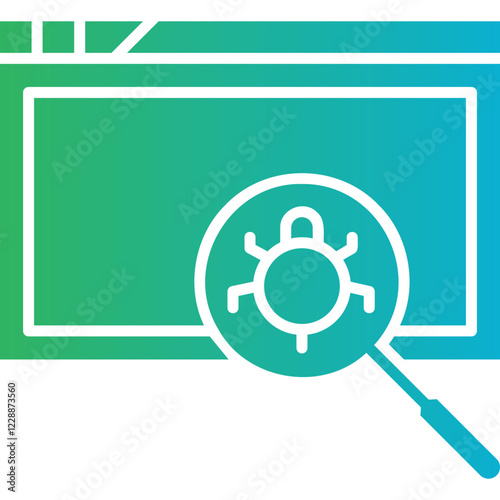 Insecure Code icon single vector illustration