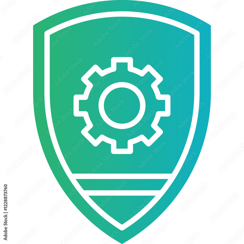 Security Settings icon single vector illustration Security Settings icon single vector illustration