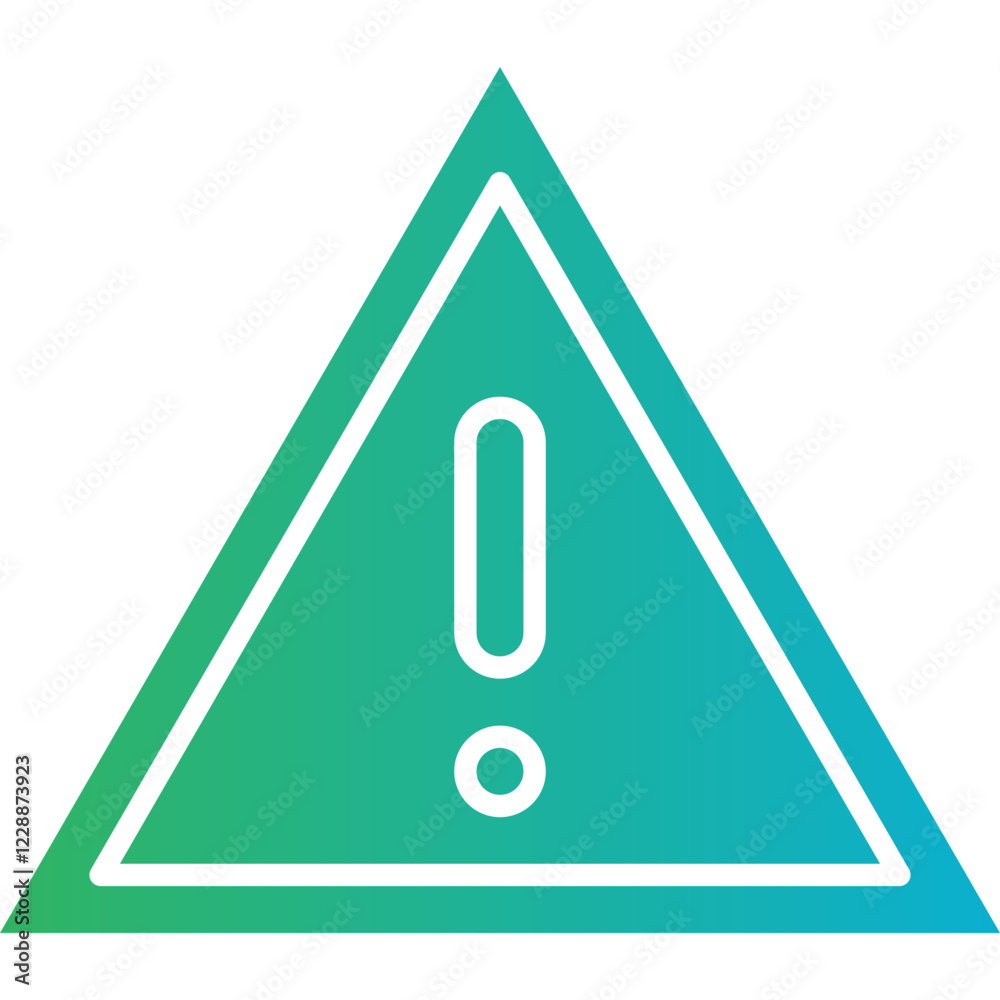 Warning Sign icon single vector illustration Warning Sign icon single vector illustration