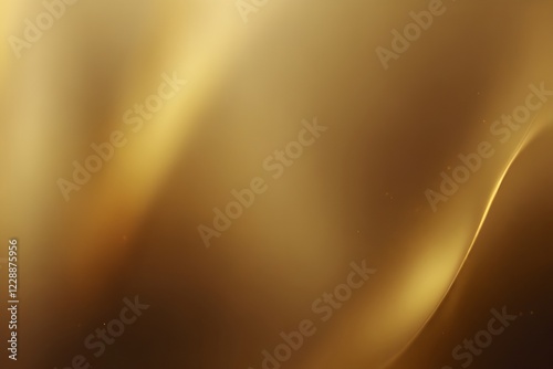 Gold gradient blurred background with soft glowing backdrop, background texture for design Generative AI