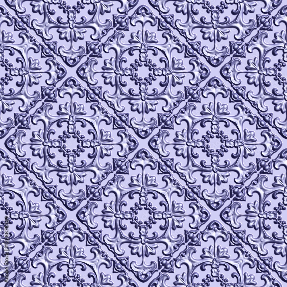 3D effect seamless background, wallpaper decoration pattern 3D effect seamless background, wallpaper decoration pattern