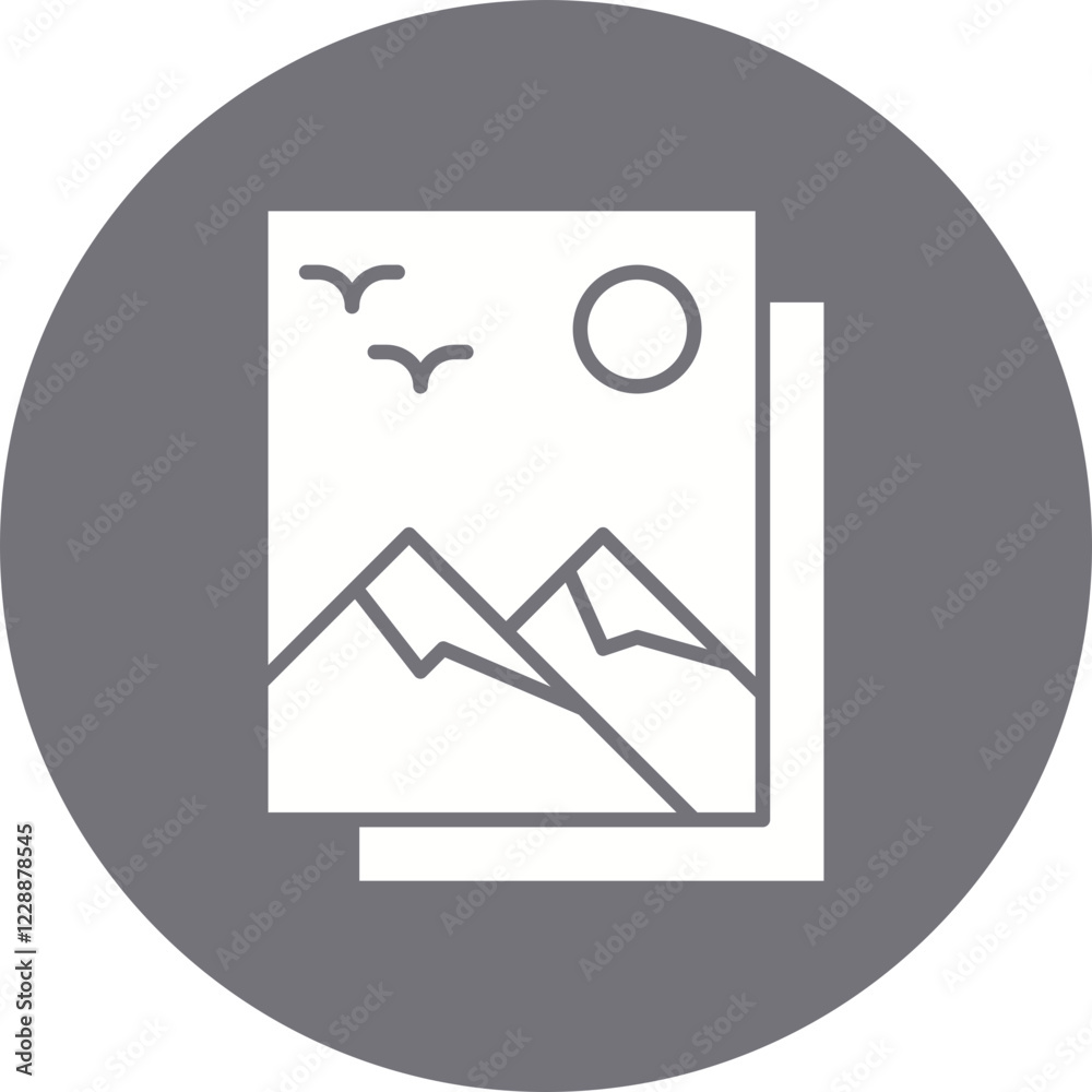Picture icon single vector illustration Picture icon single vector illustration