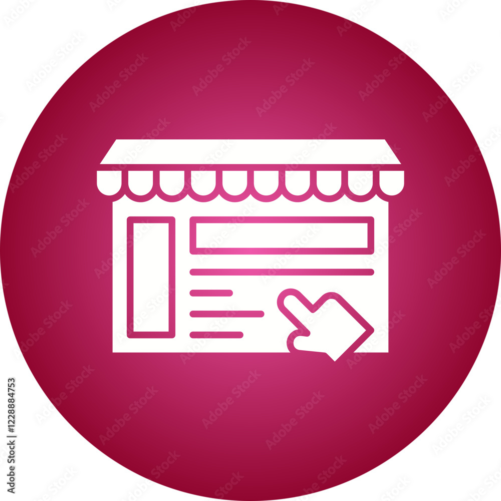 Digital Commerce icon single vector illustration