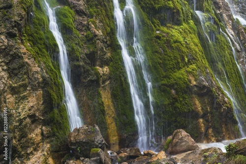 Gorge, Wimbachklamm, Wimbach, Wimbachtal, Ramsau bei Berchtesgaden, Berchtesgaden National Park, Berchtesgadener Land, Upper Bavaria, Bavaria, Germany, Europe