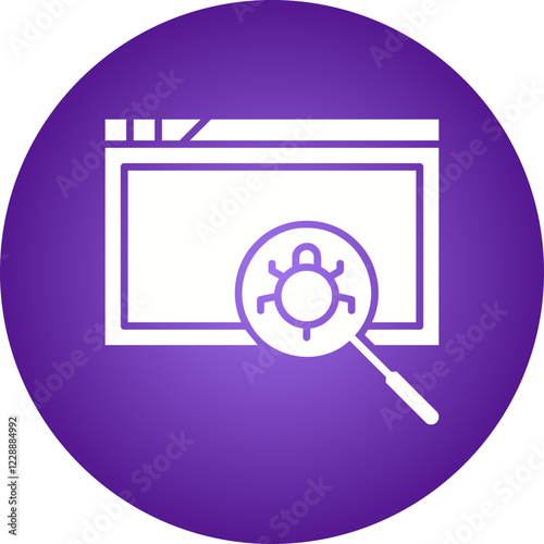 Insecure Code icon single vector illustration