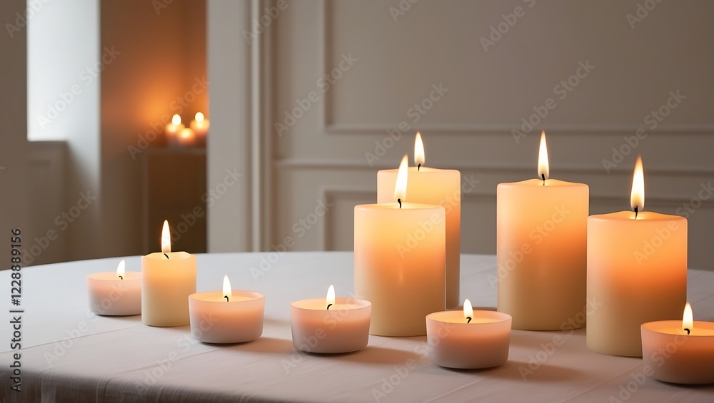 candles on a dark background candles on a dark background
