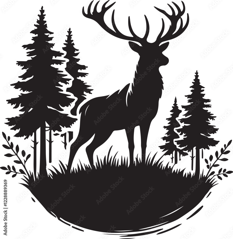 Obraz premium deer in the forest