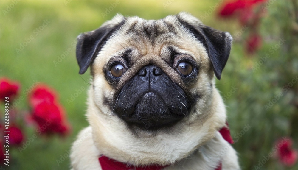 Pets, dog, pug, English dog breed, AI-generated, AI generated Pets, dog, pug, English dog breed, AI-generated, AI generated