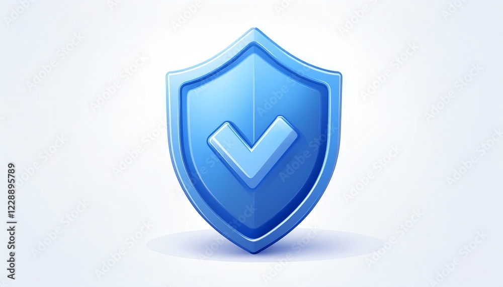 A blue shield icon featuring a checkmark, symbolizing security, protection, and trustworthiness in a modern design. A blue shield icon featuring a checkmark, symbolizing security, protection, and trustworthiness in a modern design.