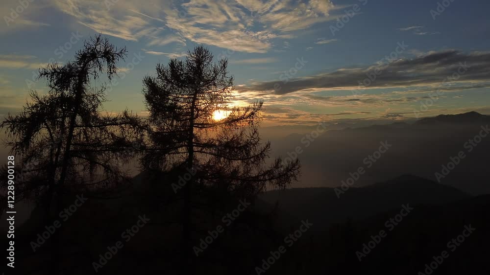 once upon a time there was a mountain where the sunset was called golden hour, in this place there was a young man, searcher and digital nomad or filmmaker that with his drone was dedicated enjoy life