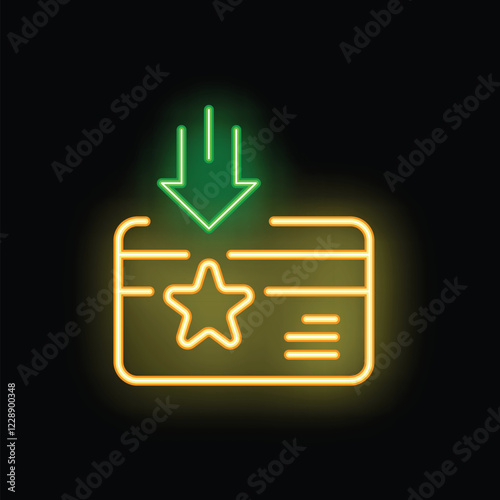 Neon sign representing a loyalty program for customer retention, rewarding shoppers for repeat business