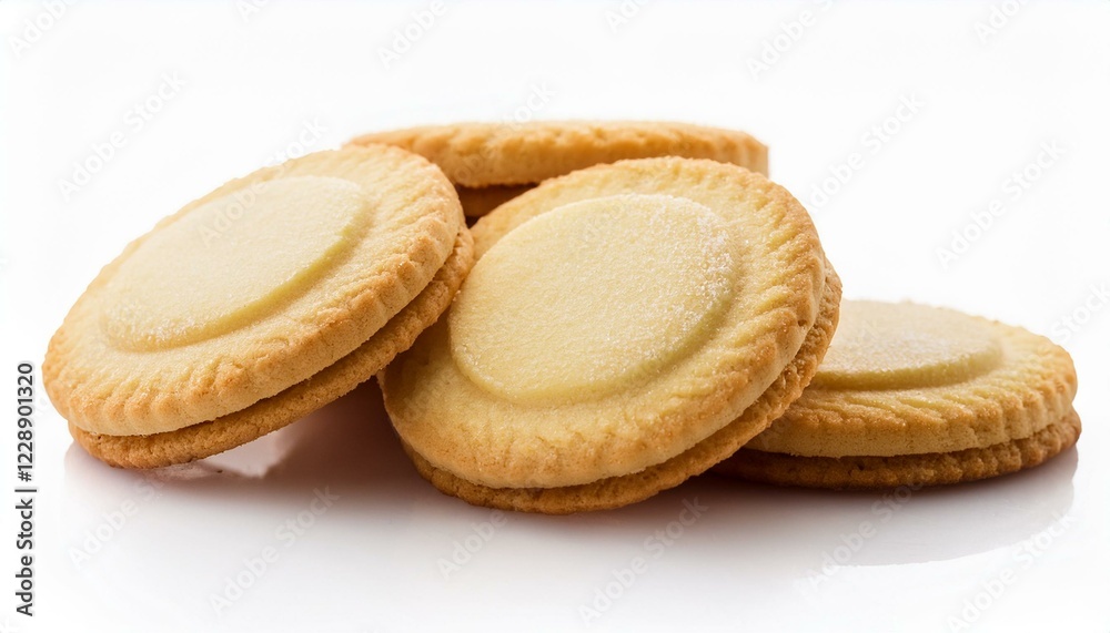 Here is an image of vanilla-flavored biscuits and cookies on a white background. Let me know if you need any modifications!
Here is an image of vanilla-flavored biscuits and cookies on a white background. Let me know if you need any modifications!