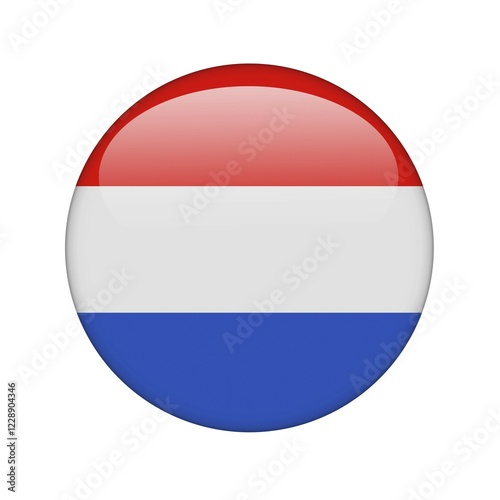 Free Download The Netherlands flag in the form of a glossy icon - GFXLoad