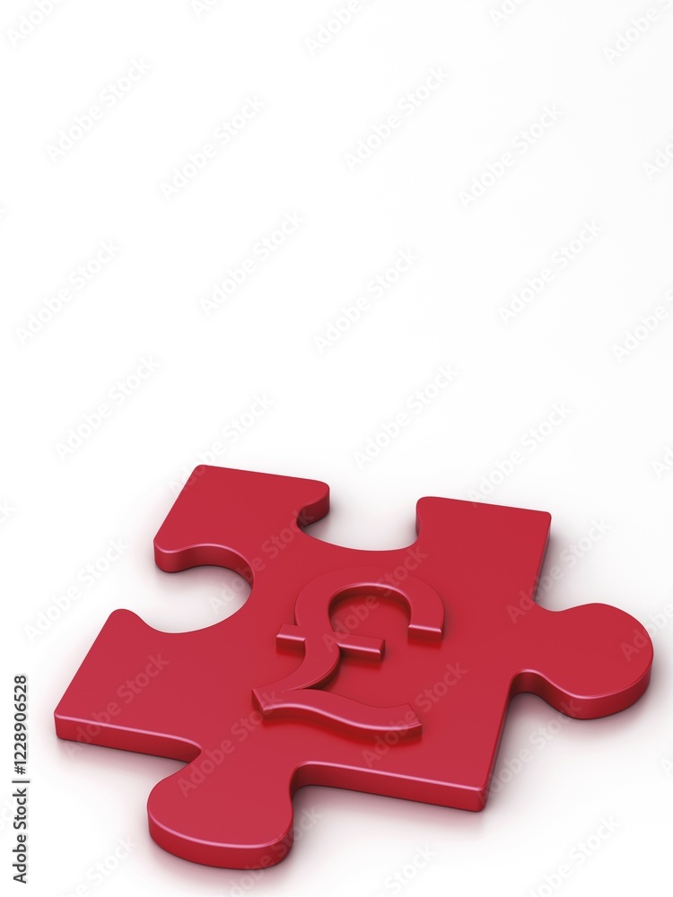 Puzzle piece with a pound symbol Puzzle piece with a pound symbol