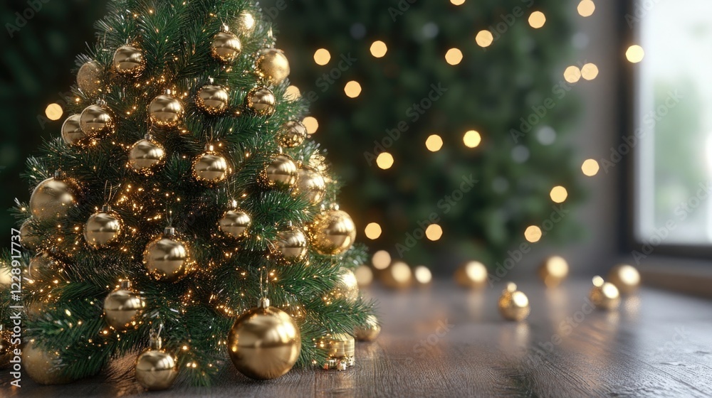 Golden Christmas Tree Golden Christmas Tree
