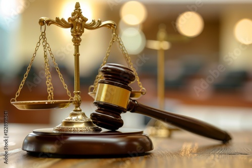The Symbol of Justice is represented by the scales and gavel in a legal context, emphasizing the principles of fairness and authority while navigating through various legal frameworks and proceedings