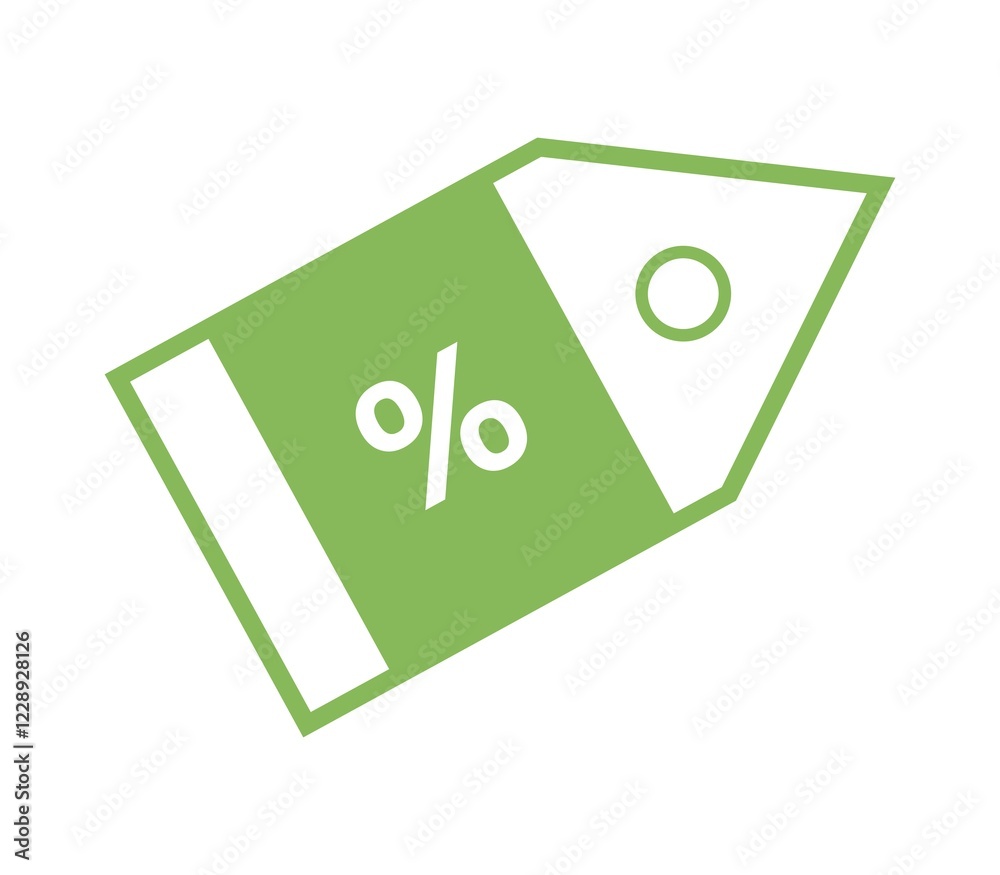 Discount icon illustrated in vector on white background