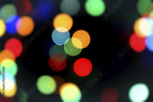 Blurred color lights background