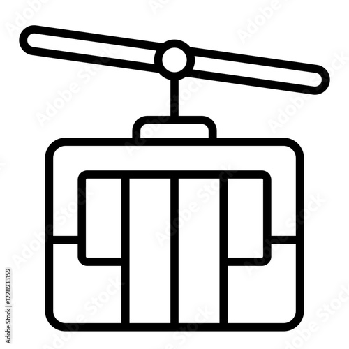 Car Cable line icon