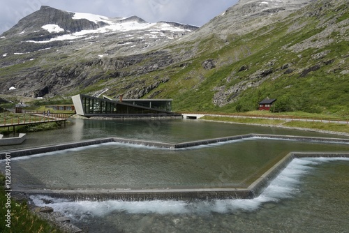 Cuadro en lienzo Trollstigen visitor center, Andalsnes, Norway, Europe