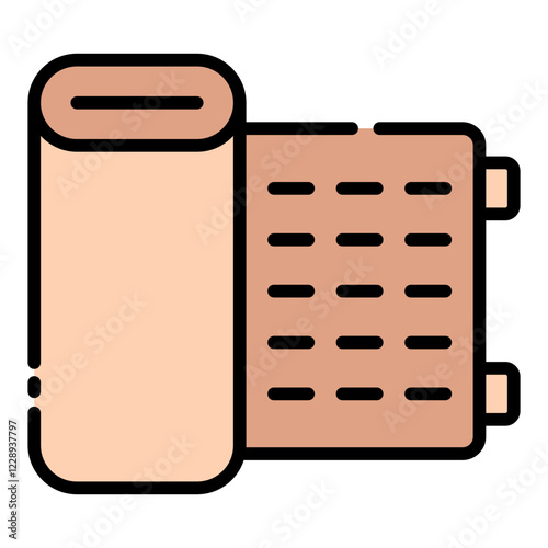 Bandage filled line icon