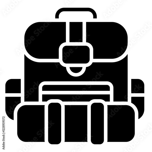 Backpack glyph icon