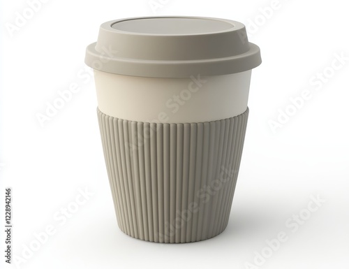 Wallpaper Mural Reusable coffee cup with silicone sleeve and lid. Torontodigital.ca