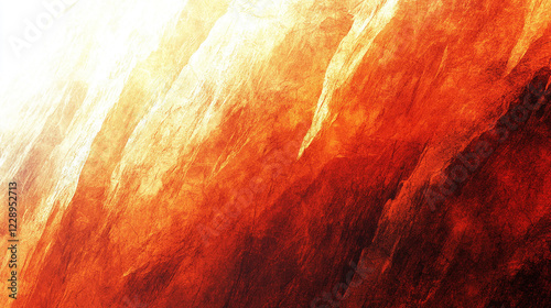 Fiery Abstract Texture with Red and Orange Tones